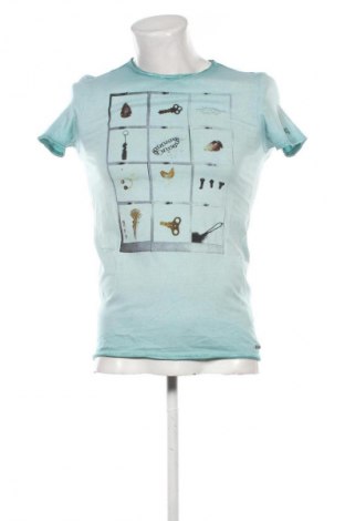 Tricou de bărbați Garcia Jeans, Mărime S, Culoare Albastru, Preț 43,99 Lei