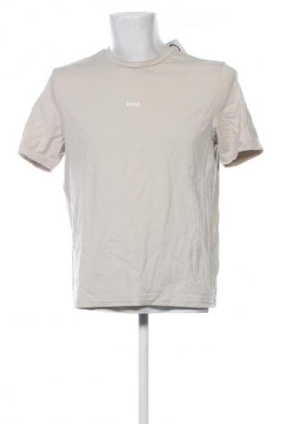 Herren T-Shirt Hugo Boss, Größe L, Farbe Beige, Preis 43,99 €