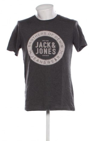 Ανδρικό t-shirt Jack & Jones, Μέγεθος L, Χρώμα Γκρί, Τιμή 11,99 €