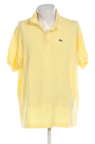 Ανδρικό t-shirt Lacoste, Μέγεθος 4XL, Χρώμα Κίτρινο, Τιμή 28,00 €