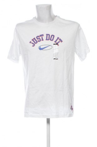 Męski T-shirt Nike, Rozmiar L, Kolor Biały, Cena 203,99 zł