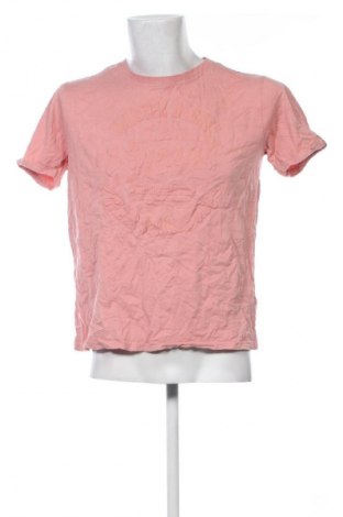 Męski T-shirt Nkd, Rozmiar L, Kolor Różowy, Cena 17,99 zł