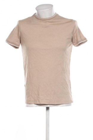 Ανδρικό t-shirt Piazza Italia, Μέγεθος S, Χρώμα  Μπέζ, Τιμή 12,99 €