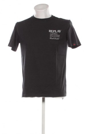 Tricou de bărbați Replay, Mărime M, Culoare Negru, Preț 226,99 Lei