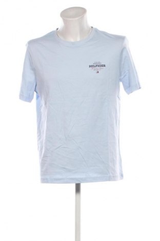 Męski T-shirt Tommy Hilfiger, Rozmiar L, Kolor Niebieski, Cena 252,99 zł