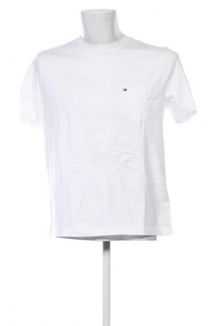 Tricou de bărbați Tommy Hilfiger, Mărime M, Culoare Alb, Preț 183,99 Lei