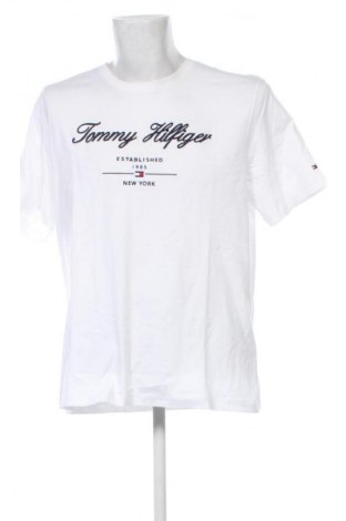Męski T-shirt Tommy Hilfiger, Rozmiar XXL, Kolor Biały, Cena 259,99 zł