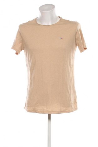 Ανδρικό t-shirt Tommy Jeans, Μέγεθος L, Χρώμα  Μπέζ, Τιμή 49,99 €