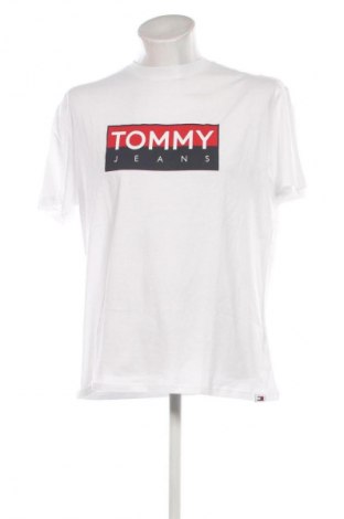 Мъжка тениска Tommy Jeans, Размер M, Цвят Бял, Цена 77,99 лв.