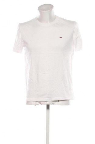 Tricou de bărbați Tommy Jeans, Mărime L, Culoare Alb, Preț 115,99 Lei