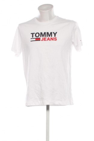 Мъжка тениска Tommy Jeans, Размер M, Цвят Бял, Цена 60,99 лв.