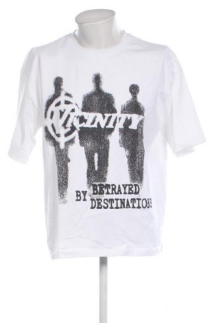 Herren T-Shirt Vicinity, Größe L, Farbe Weiß, Preis € 10,00