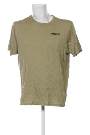 Мъжка тениска Volcom, Размер XL, Цвят Зелен, Цена 27,99 лв.