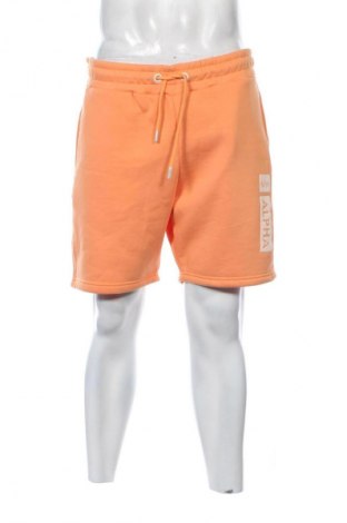 Pantaloni scurți de bărbați Alpha Industries, Mărime XL, Culoare Portocaliu, Preț 261,99 Lei