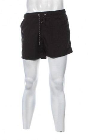 Pantaloni scurți de bărbați Bershka, Mărime M, Culoare Negru, Preț 98,99 Lei