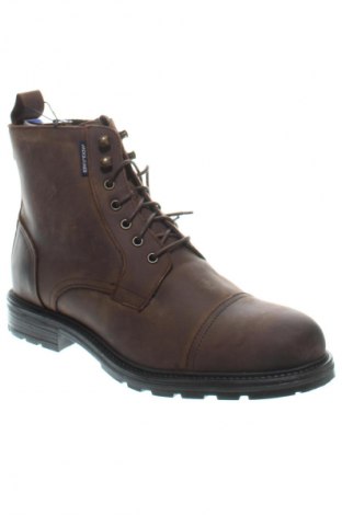 Ανδρικά παπούτσια Jack & Jones, Μέγεθος 45, Χρώμα Καφέ, Τιμή 107,99 €