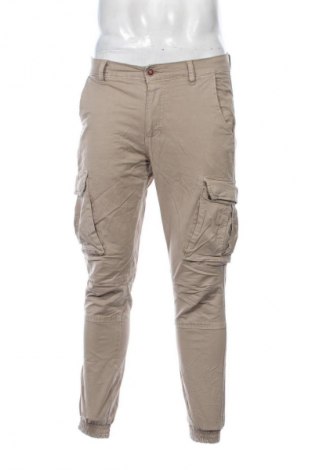 Pantaloni de bărbați Jack & Jones, Mărime M, Culoare Bej, Preț 56,99 Lei