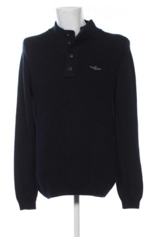 Męski sweter Aeronautica Militare, Rozmiar XXL, Kolor Niebieski, Cena 719,99 zł