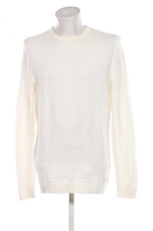 Мъжки пуловер Jack & Jones, Размер XL, Цвят Бял, Цена 99,99 лв.
