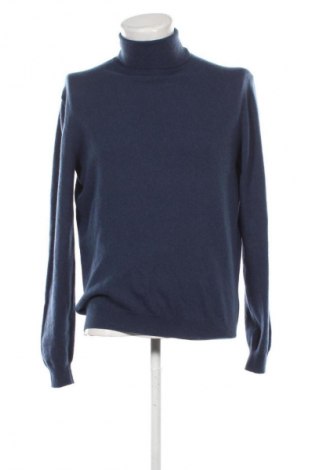 Ανδρικό πουλόβερ Massimo Dutti, Μέγεθος XL, Χρώμα Μπλέ, Τιμή 22,99 €