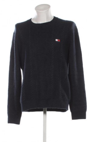 Ανδρικό πουλόβερ Tommy Jeans, Μέγεθος L, Χρώμα Μπλέ, Τιμή 47,99 €