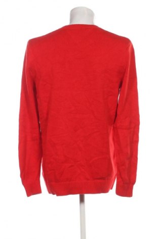 Férfi pulóver Tommy Jeans, Méret L, Szín Piros, Ár 16 279 Ft