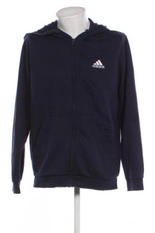 Herren Sweatshirt Adidas, Größe XL, Farbe Blau, Preis € 18,99