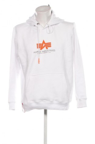 Мъжки суичър Alpha Industries, Размер L, Цвят Бял, Цена 127,99 лв.