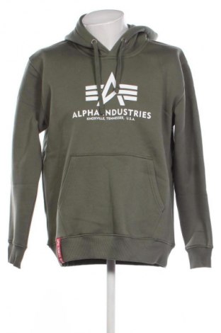 Pánska mikina  Alpha Industries, Veľkosť L, Farba Zelená, Cena  72,95 €
