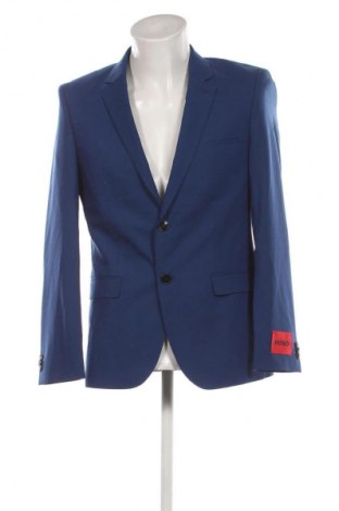 Мъжко сако Hugo Boss, Размер L, Цвят Син, Цена 449,99 лв.