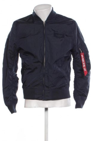 Мъжко яке Alpha Industries, Размер M, Цвят Син, Цена 219,99 лв.