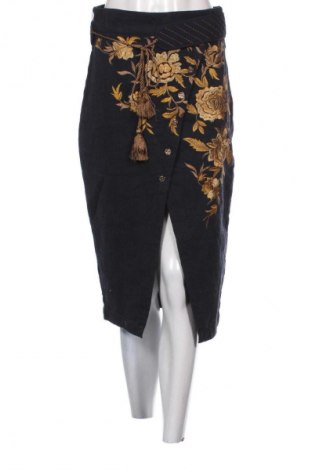 Szoknya Uterque, Méret S, Szín Kék, Ár 9 799 Ft