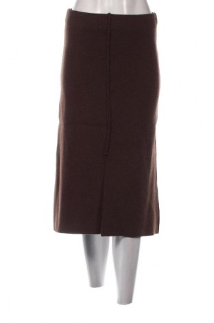 Пола Zara, Размер S, Цвят Кафяв, Цена 26,98 лв.