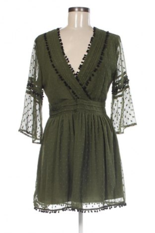 Kleid Zara, Größe L, Farbe Grün, Preis € 18,99