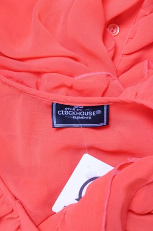 Γυναικείο πουκάμισο Clockhouse, Μέγεθος L, Χρώμα Πορτοκαλί, Τιμή 9,90 €