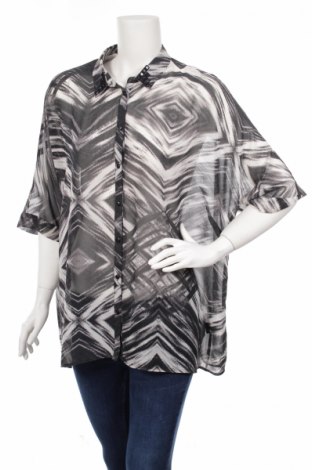Γυναικείο πουκάμισο Generous By Lindex, Μέγεθος L, Χρώμα Γκρί, Τιμή 15,46 €