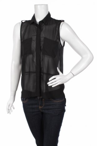 Γυναικείο πουκάμισο Gina Tricot, Μέγεθος XS, Χρώμα Μαύρο, Τιμή 11,13 €