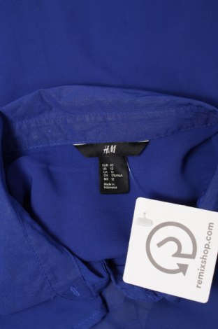 Γυναικείο πουκάμισο H&M, Μέγεθος L, Χρώμα Μπλέ, Τιμή 11,13 €