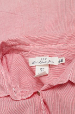 Γυναικείο πουκάμισο H&M L.o.g.g, Μέγεθος M, Χρώμα Κόκκινο, Τιμή 12,94 €