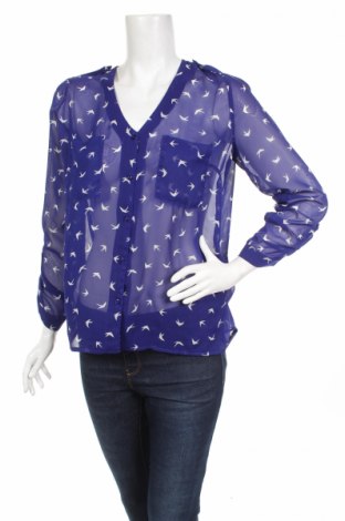 Γυναικείο πουκάμισο Jennyfer, Μέγεθος M, Χρώμα Μπλέ, Τιμή 21,65 €