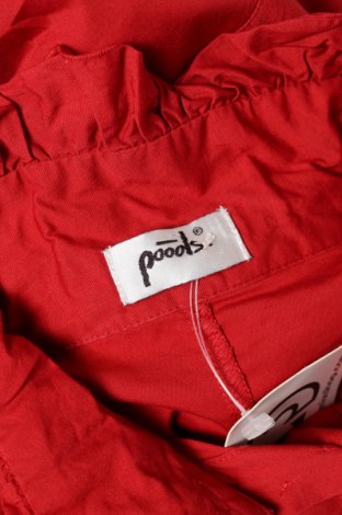 Γυναικείο πουκάμισο Poools, Μέγεθος L, Χρώμα Κόκκινο, Τιμή 26,29 €