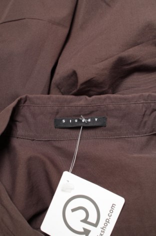 Γυναικείο πουκάμισο Sisley, Μέγεθος L, Χρώμα Καφέ, Τιμή 14,43 €