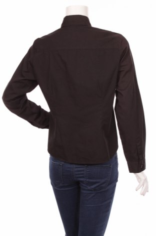 Γυναικείο πουκάμισο W.O.B. World Of Basics, Μέγεθος L, Χρώμα Μαύρο, Τιμή 18,56 €
