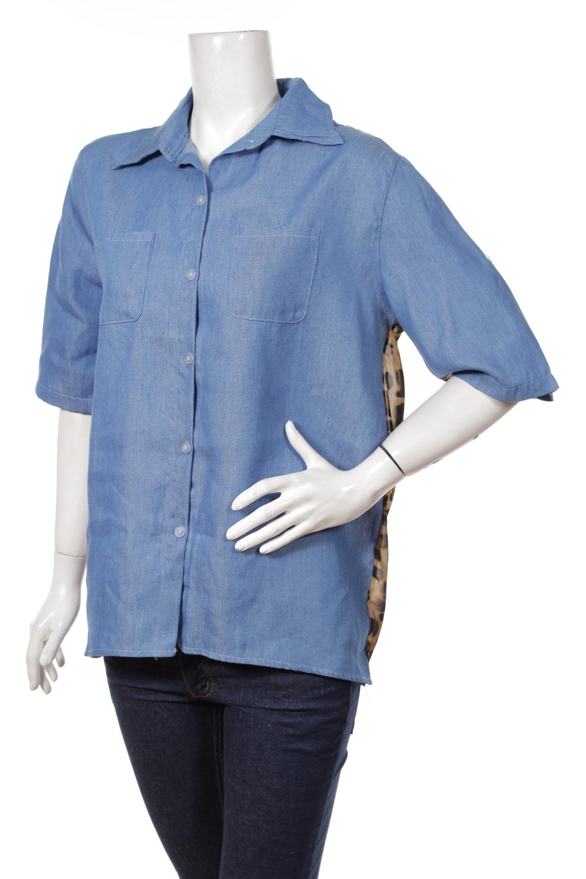 Γυναικείο πουκάμισο, Μέγεθος M, Χρώμα Μπλέ, Τιμή 13,61 €
