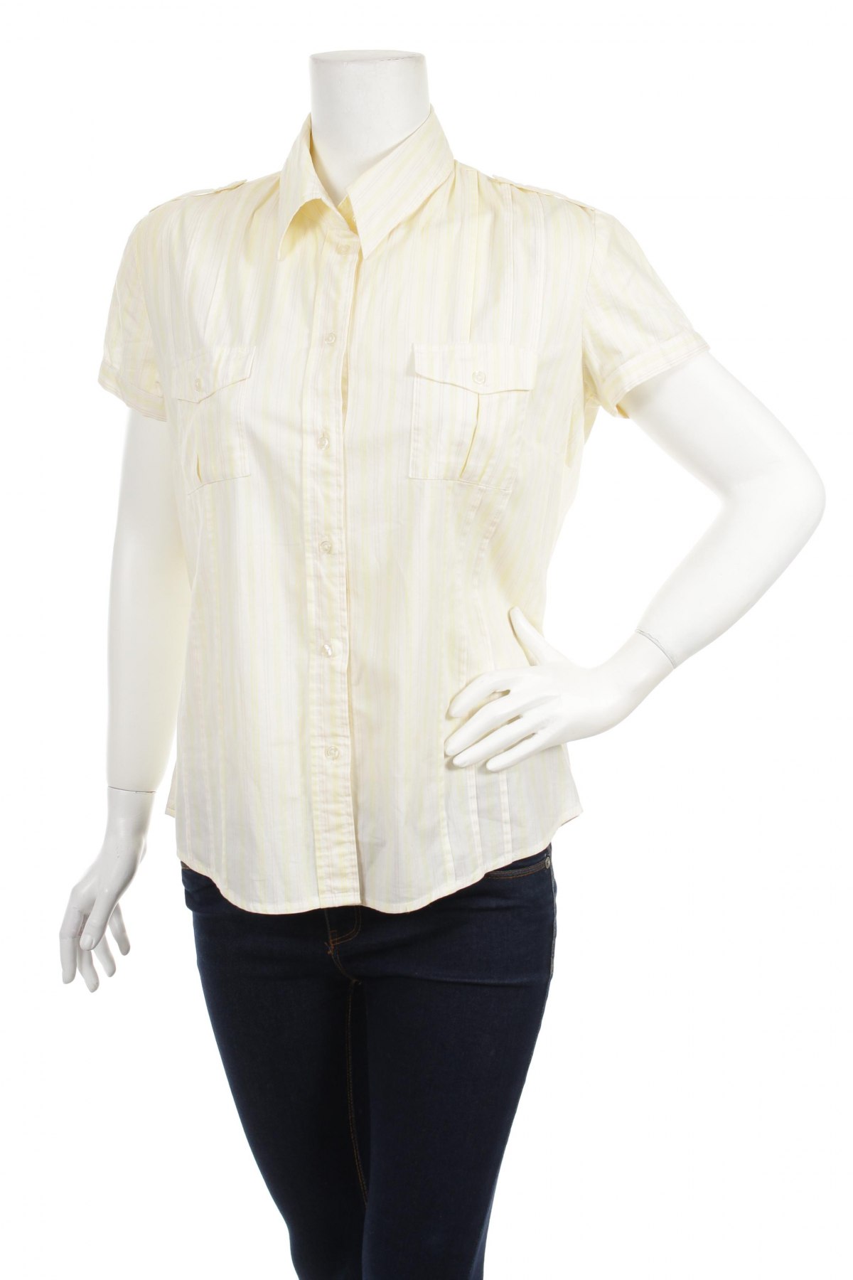 Γυναικείο πουκάμισο, Μέγεθος L, Χρώμα Κίτρινο, Τιμή 11,86 €