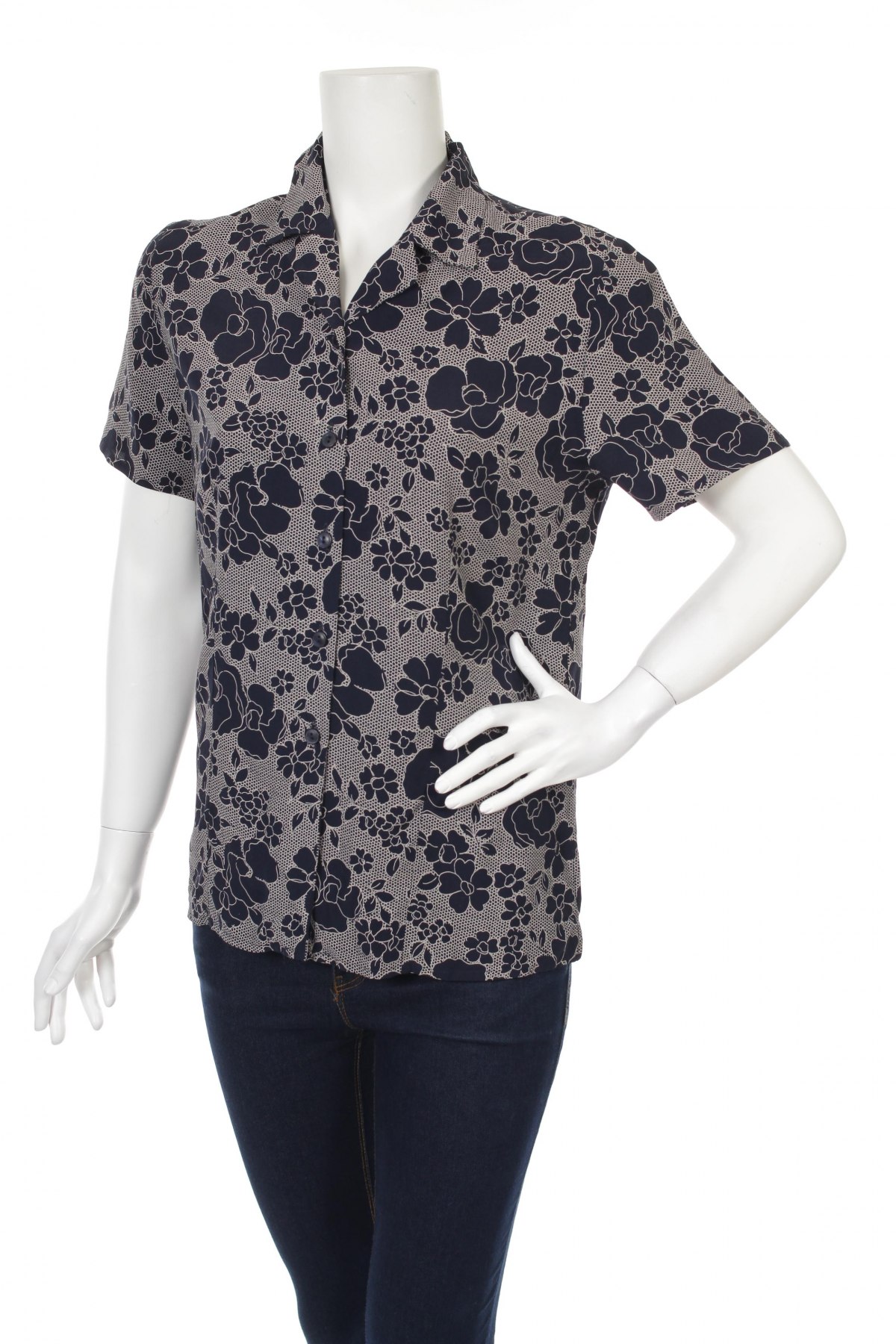 Γυναικείο πουκάμισο, Μέγεθος L, Χρώμα Μπλέ, Τιμή 11,86 €