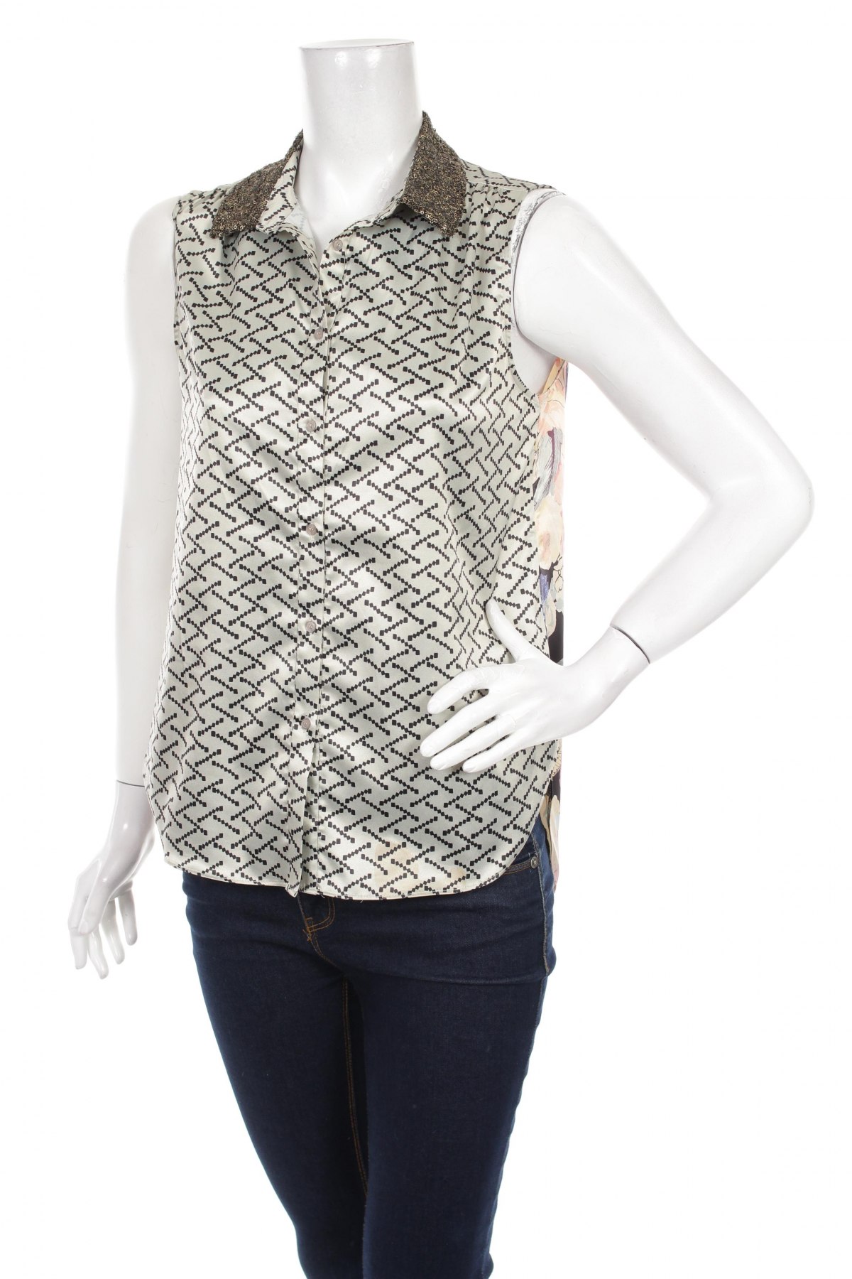 Γυναικείο πουκάμισο Alba Moda, Μέγεθος S, Χρώμα  Μπέζ, Τιμή 12,37 €