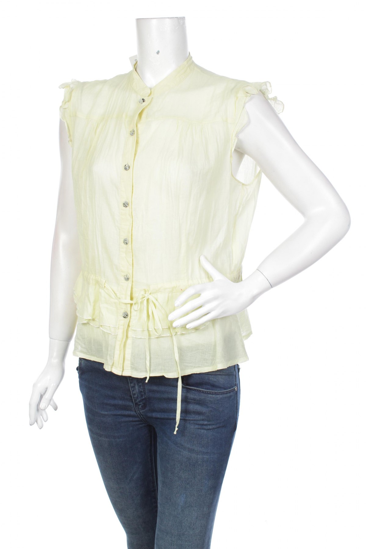 Γυναικείο πουκάμισο, Μέγεθος XL, Χρώμα Κίτρινο, Τιμή 11,34 €