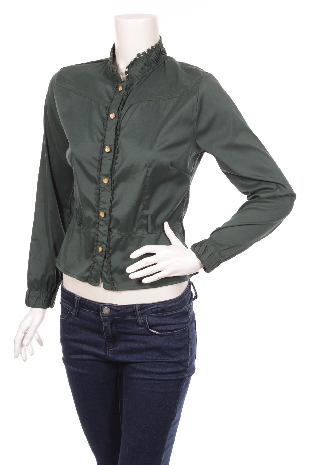 Γυναικείο πουκάμισο, Μέγεθος M, Χρώμα Πράσινο, Τιμή 19,07 €