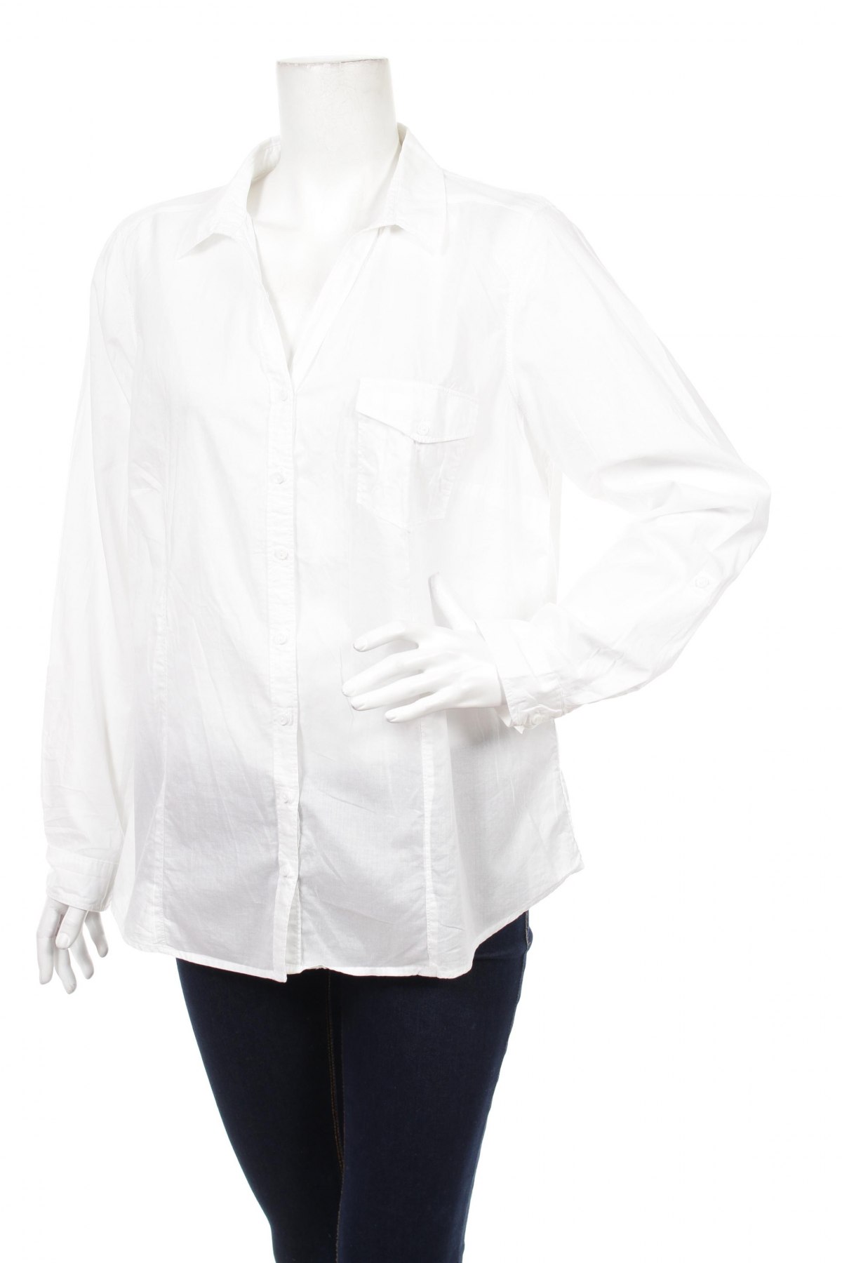 Γυναικείο πουκάμισο Camaieu, Μέγεθος M, Χρώμα Λευκό, Τιμή 21,65 €